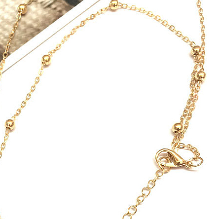 Metal Design Shell Multi Color Necklace