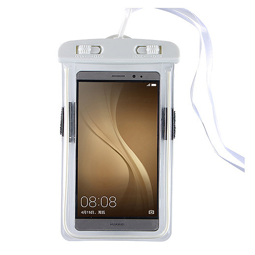 One Size White Plastic Phone Case