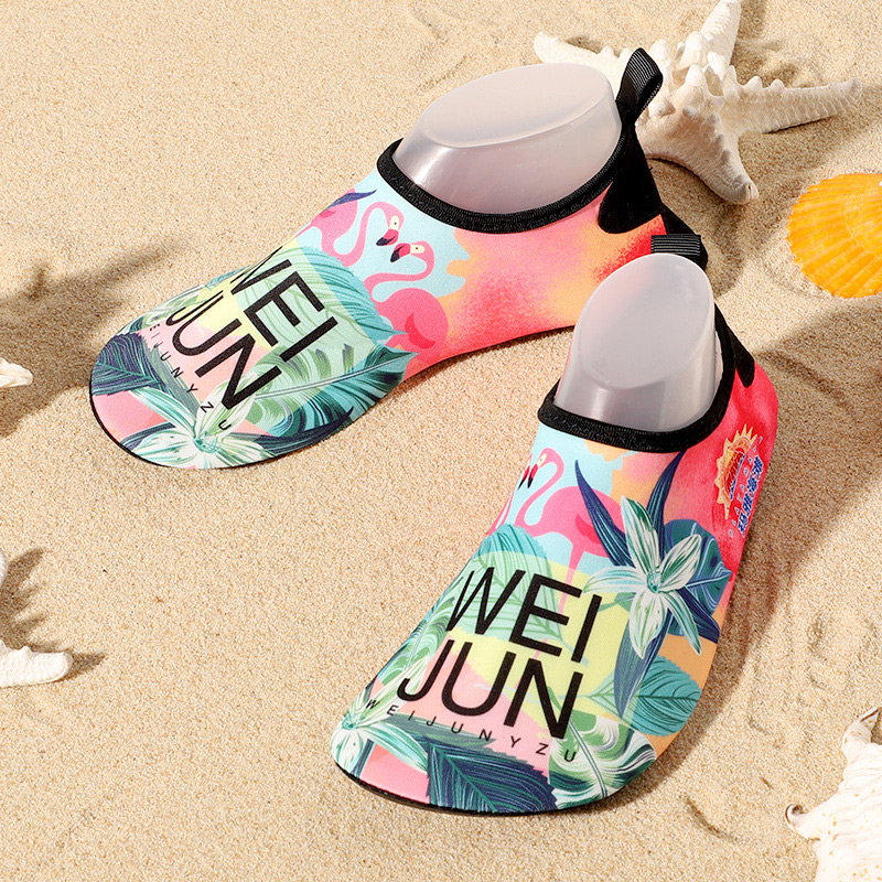 Multi Color Anti Slippery Letter Print Water Shoes