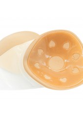 Skin Color Rabbit Ear Silicone Bra Set