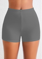 Plus Size Mid Waisted Swimwear Shorts