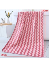 Cotton Chevron Print Peach Red Beach Blanket