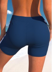 Plus Size Tropical Plants Print Tankini Set