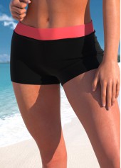 Polka Dot Bowknot Coral Tankini Set