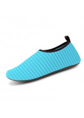 Neon Blue Striped Anti Slippery Water Shoes