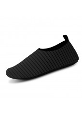 Black Anti Slippery Striped Water Shoes