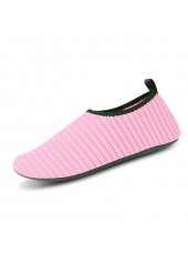 Light Pink Anti Slippery Striped Water Shoes