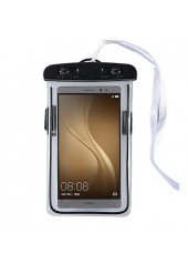 One Size Transparent Black Phone Case