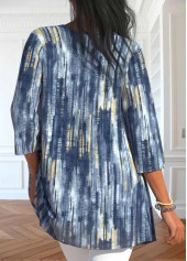 Tie Dye Print Two Piece Cardigan  and Tank Top