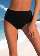 Tie Dye Print Multi Color Wide Strap Bikini Set