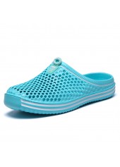 Rubber Design Cyan Anti Slippery Water Shoes