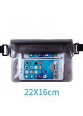 Black Plastic One Size Transparent Phone Case