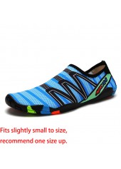 Contrast Light Blue Anti Slippery Water Shoes