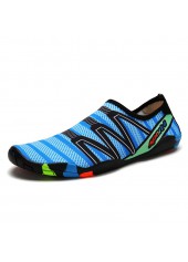 Contrast Light Blue Anti Slippery Water Shoes