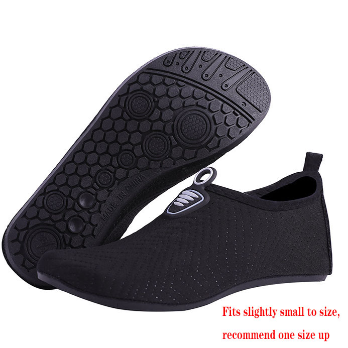 Polyester Black Anti Slippery Water Shoes
