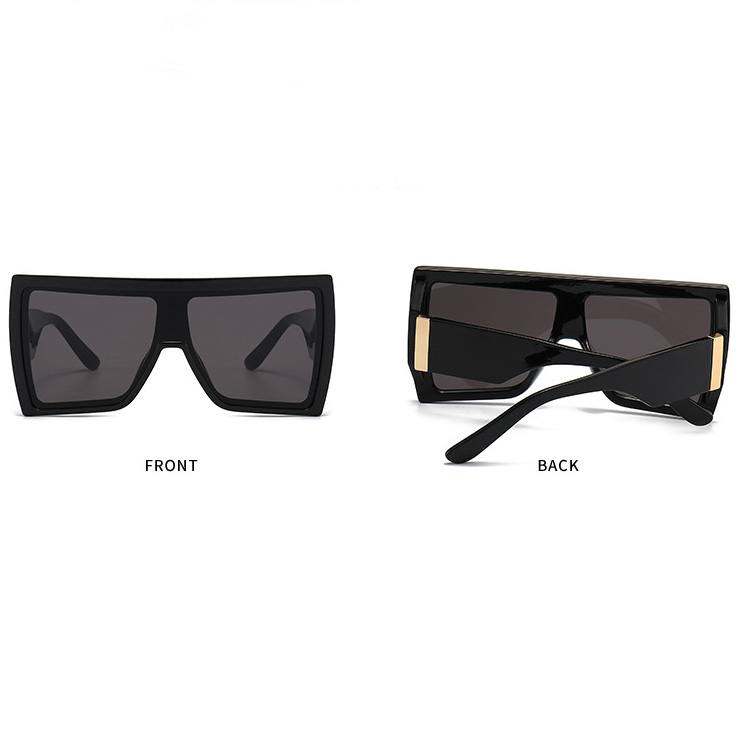 Large Frame Oversized Black Sunglasses For Men