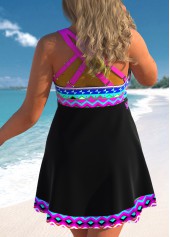 Plus Size Neon Rose Red Swimdress Top-No Bottom