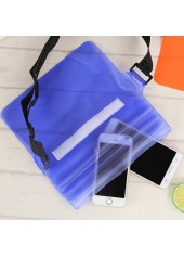 Royal Blue Transparent One Size Phone Case