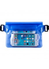 Royal Blue Transparent One Size Phone Case