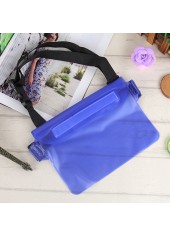 Royal Blue Transparent One Size Phone Case