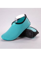 Contrast Neon Blue Anti Slippery Water Shoes