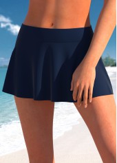 Plus Size Navy African Tribal Print Tankini Set