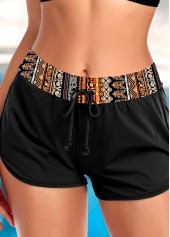 Plus Size Multi Color Tribal Print Bikini Set