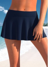 Plus Size Navy African Tribal Print Tankini Set