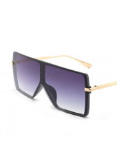 Foldable Large Frame Oversized Grey Sunglasses