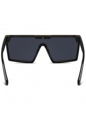 Large Frame Square Oversized Black Sunglasses