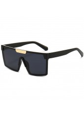 Large Frame Square Oversized Black Sunglasses