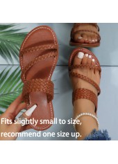 Falt Dark Coffee Open Toe Sliders