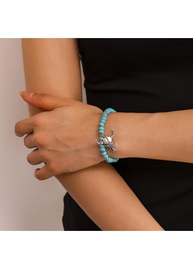 Ox Design Bohemian Turquoise Round Alloy Bracelet product