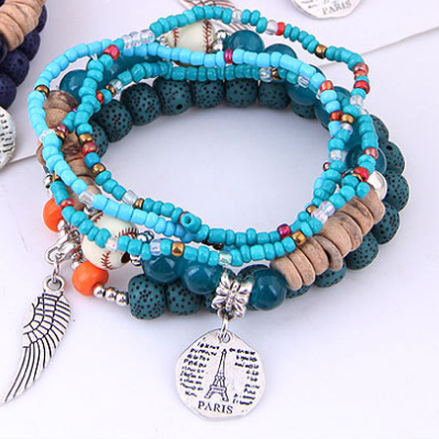 Turquoise Round Bracelets & Bangles