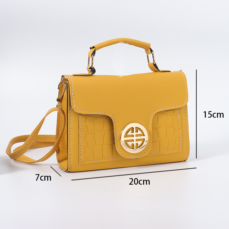 Ginger Magnetic PU Detail Crossbody Bag
