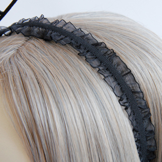 Black Spider Gothic Mesh Detail Headband