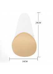 Skin Color Rabbit Ear Silicone Bra Set