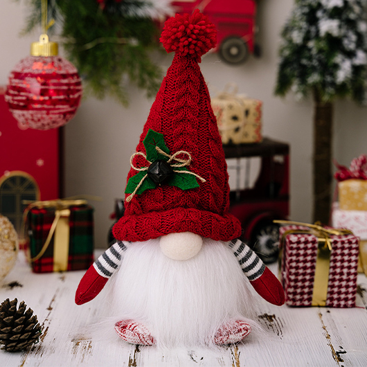 Red Bell Christmas Santa Claus Doll