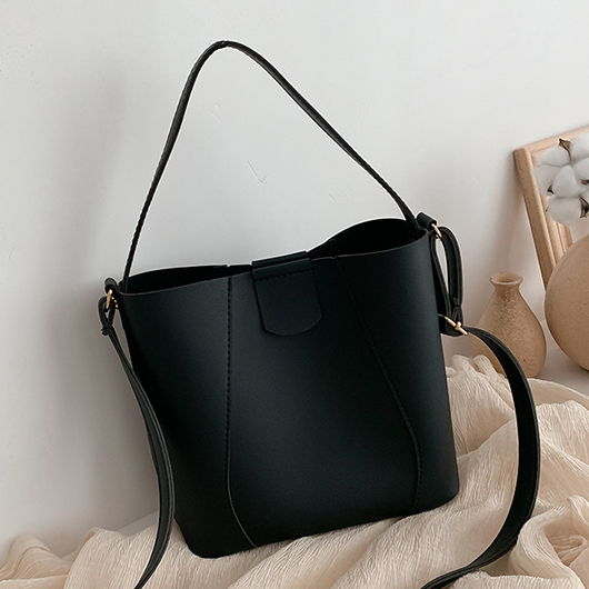 Magnetic Black Crossbody Bag and Purse