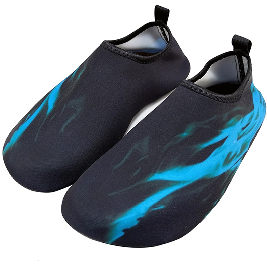 Black Ombre Lightweight Patchwork Water Shoes