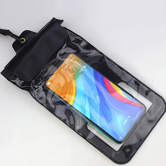 Black Water Proof Plastic Phone Case