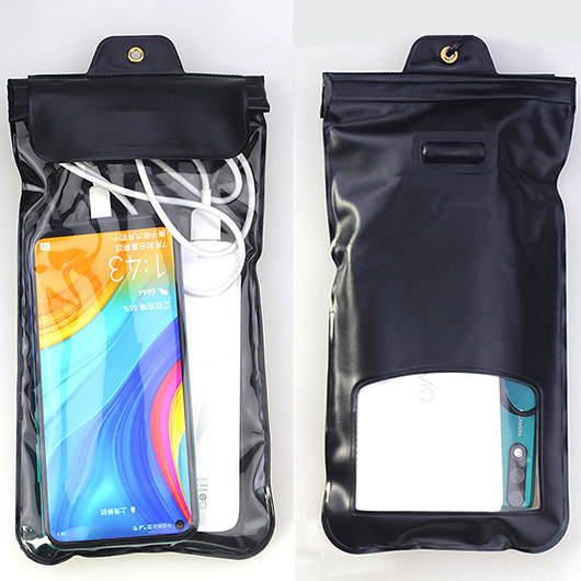 Black Water Proof Plastic Phone Case