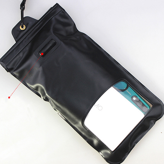 Black Water Proof Plastic Phone Case