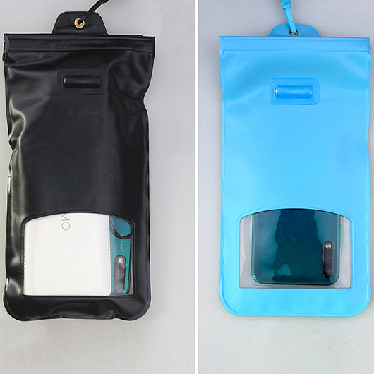 One Size Waterproof Neon Blue Phone Case