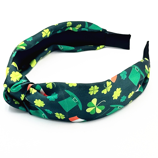 Saint Patrick Bowknot Design Green Headband