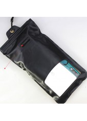 Black Water Proof Plastic Phone Case