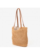 Dark Camel Color Zip Shoulder Bag