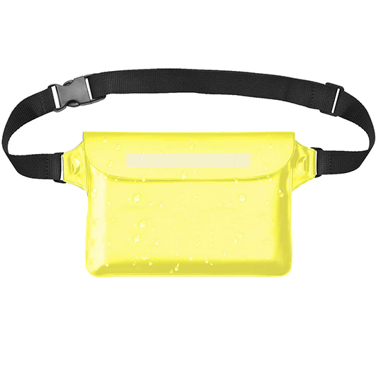 Neon Yellow One Size Waterproof Phone Case
