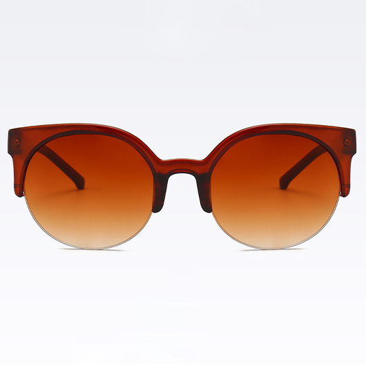 Ombre Retro Cat Eye Terracotta Sunglasses