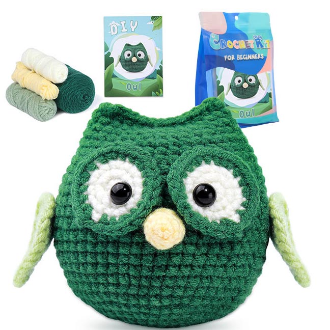 Green Diy Owl Material Sets Decoration